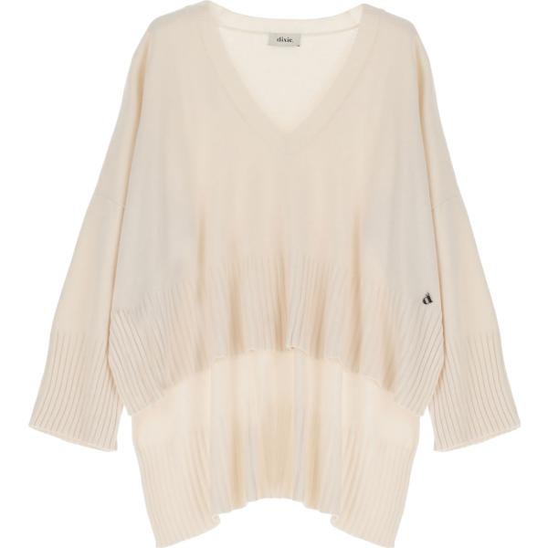 pullovers Dixie bianco tinta unita