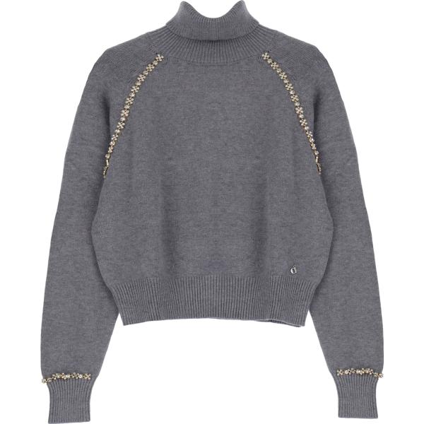 maglieria Dixie grigio tinta unita