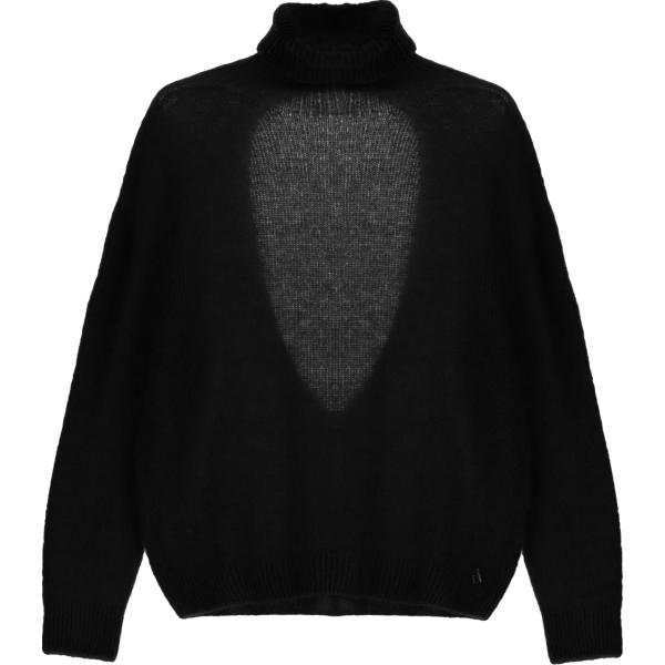 maglieria Dixie nero tinta unita