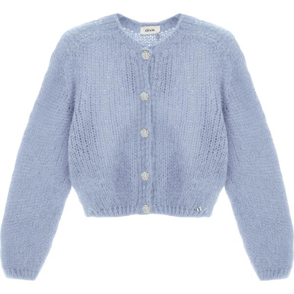 cardigans Dixie blu tinta unita