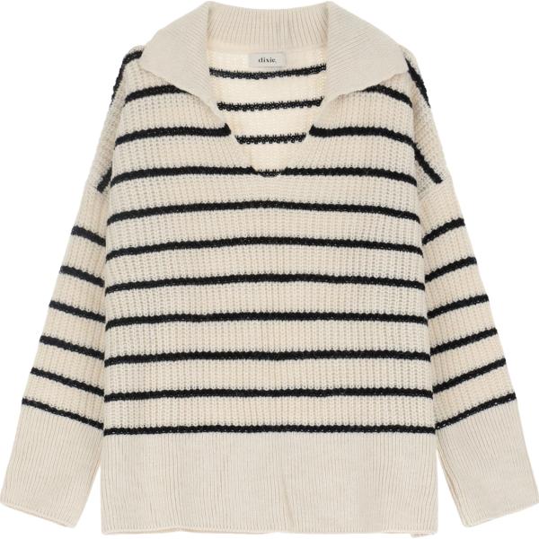 pullovers Dixie bianco a righe