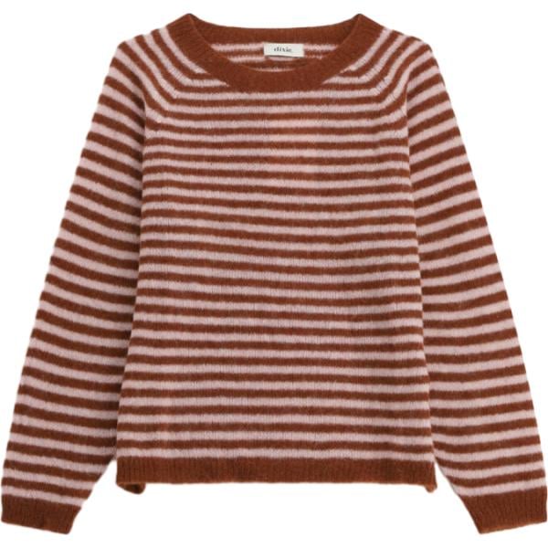 maglieria Dixie marrone a righe