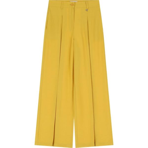 pantaloni a palazzo Dixie giallo