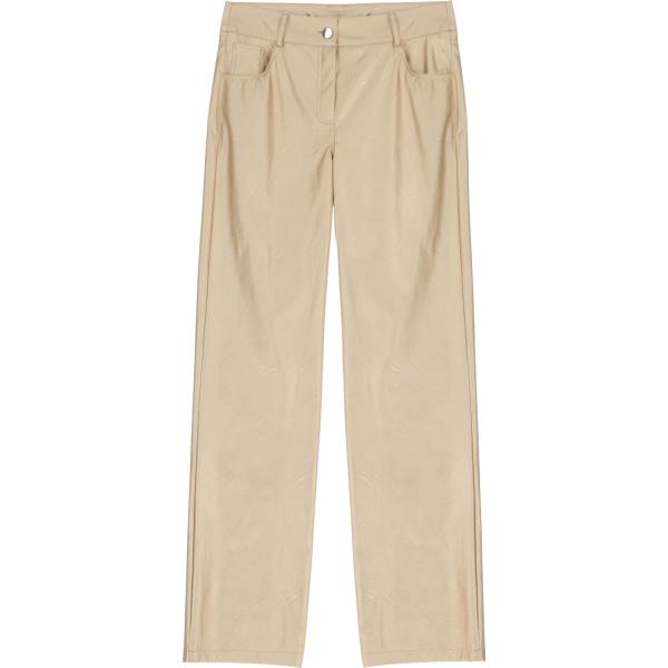 pantaloni Dixie marrone tinta unita