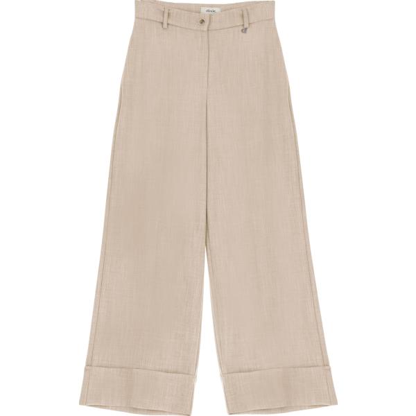 pantaloni a palazzo Dixie marrone