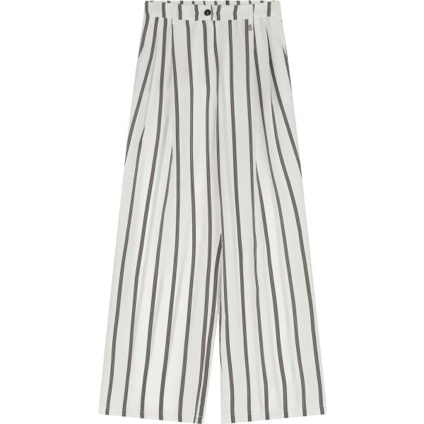 pantaloni Dixie grigio a righe