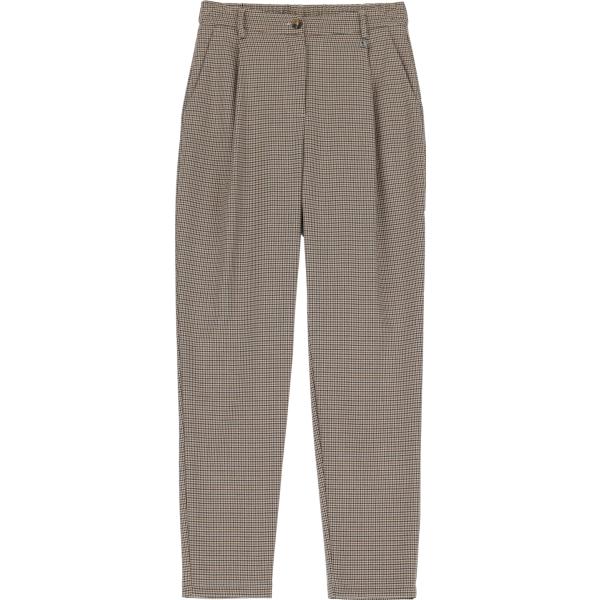 pantaloni Dixie marrone pied de poule