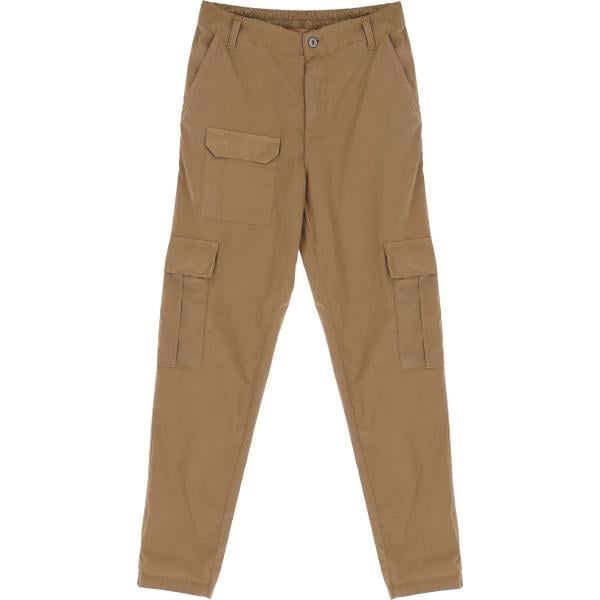 pantaloni capri Dixie marrone tinta unita