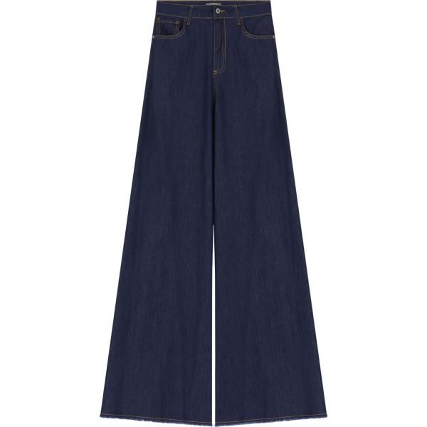 jeans a zampa Dixie blu