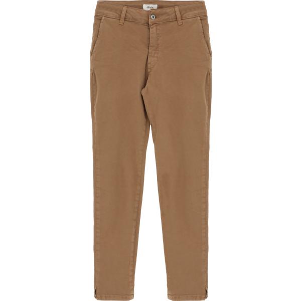 jeans slim fit Dixie marrone tinta unita