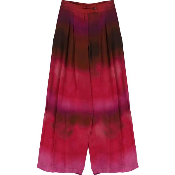 pantaloni a palazzo Dixie rosso
