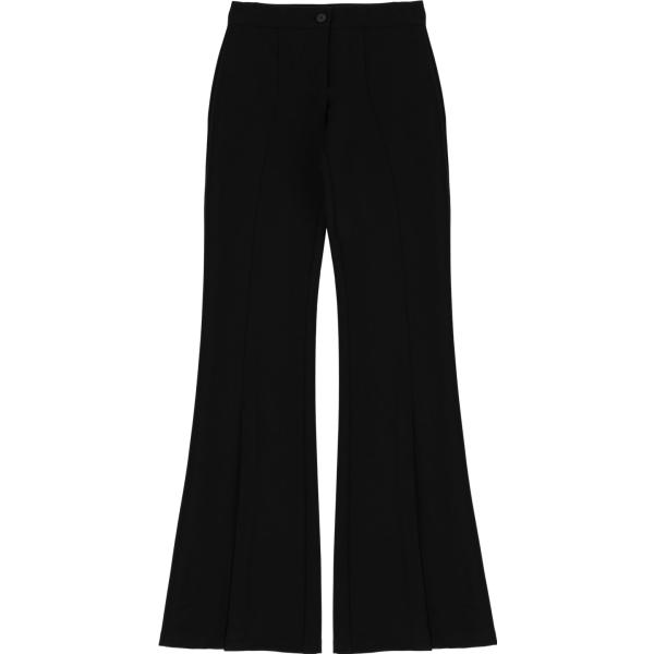 pantaloni Dixie nero tinta unita
