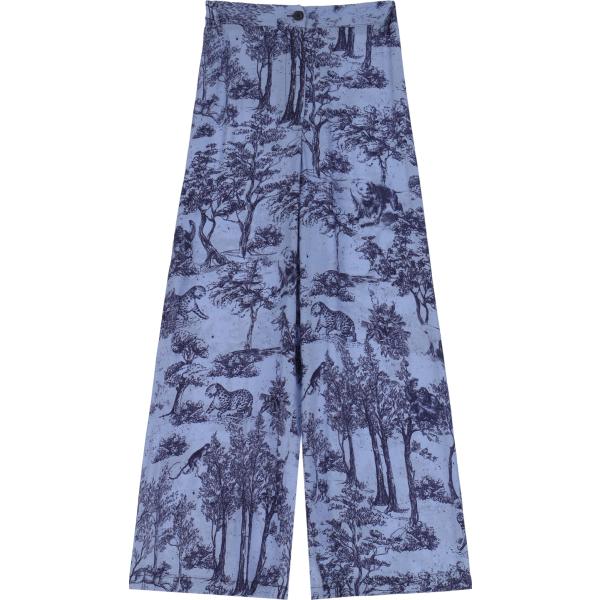 pantaloni a palazzo Dixie blu