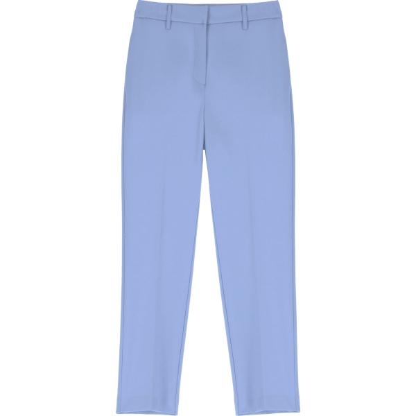 pantaloni Dixie blu tinta unita