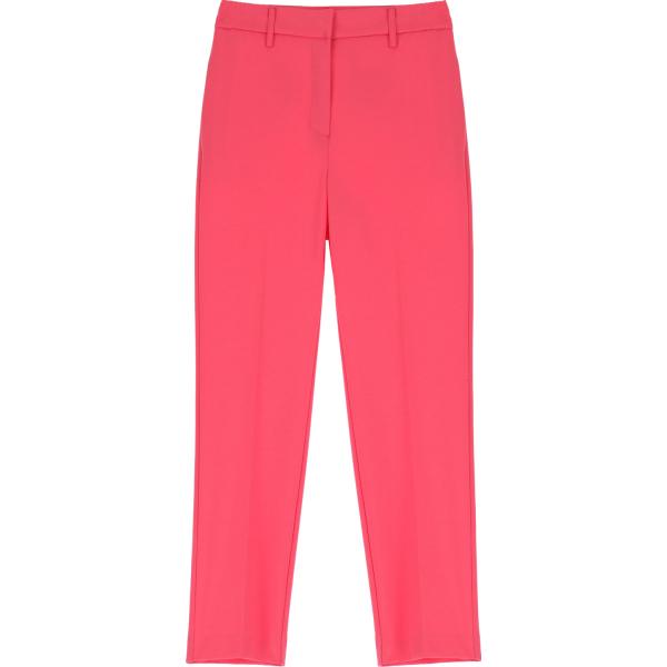 pantaloni Dixie rosso tinta unita