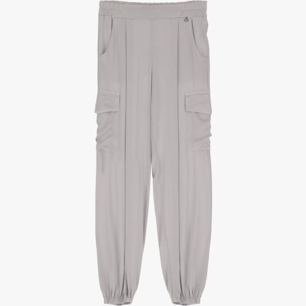 pantaloni Dixie grigio tinta unita