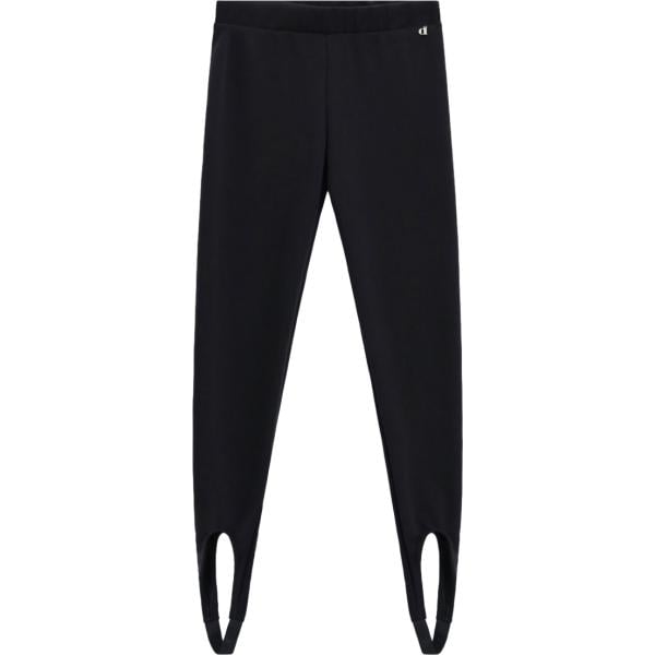 Pantaloni skinny da donna in nero pece a vita alta Dixie