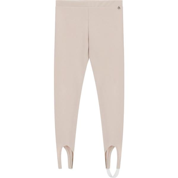 Pantaloni skinny da donna in bianco avorio a vita alta Dixie