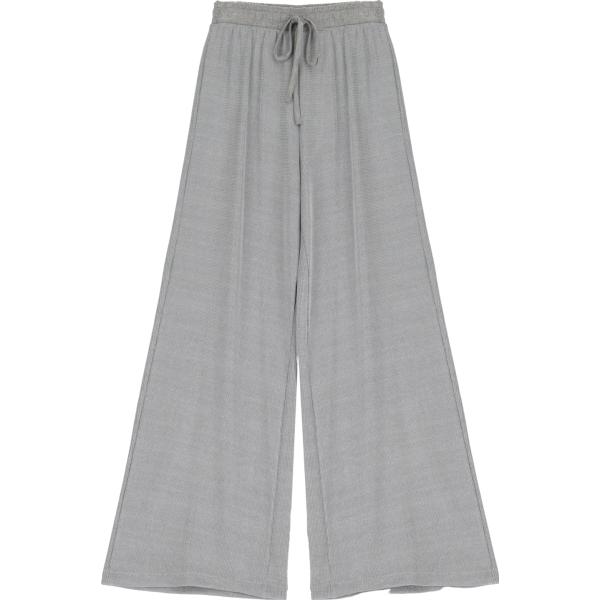 pantaloni a palazzo Dixie grigio tinta unita