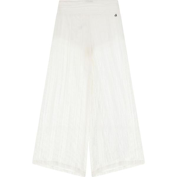 pantaloni a palazzo Dixie bianco a righe
