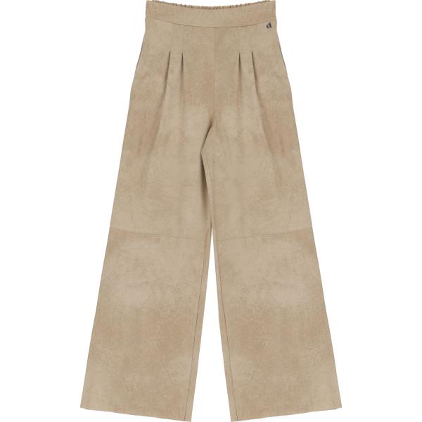 pantaloni a palazzo Dixie marrone tinta unita