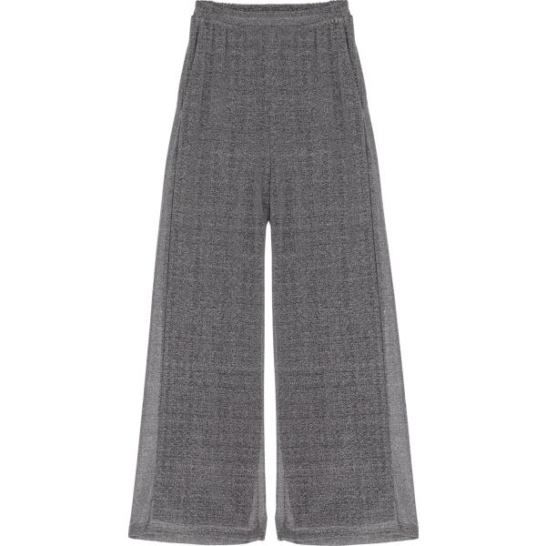 pantaloni a palazzo Dixie grigio tinta unita