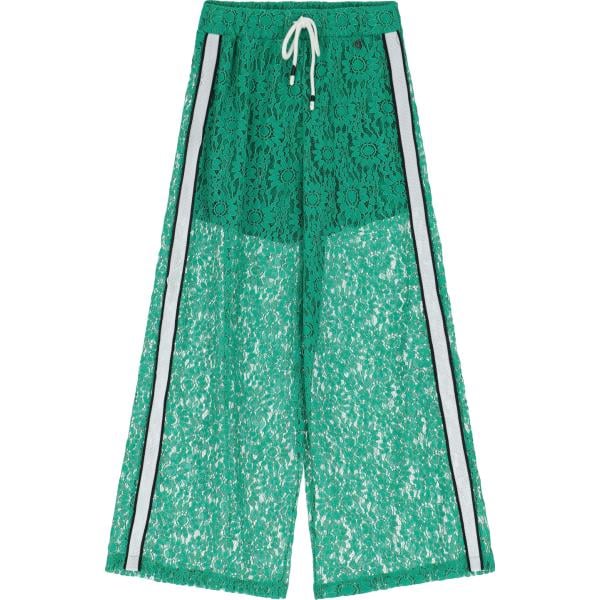 pantaloni Dixie verde con stampe