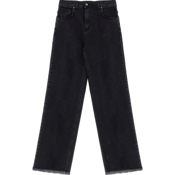 pantaloni a palazzo Dixie nero tinta unita