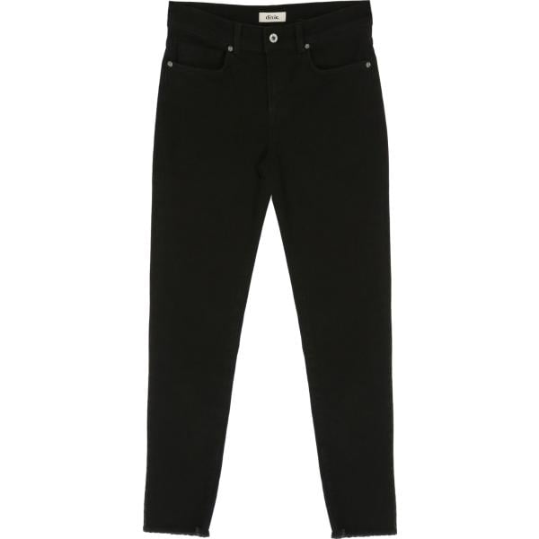 pantaloni Dixie nero tinta unita