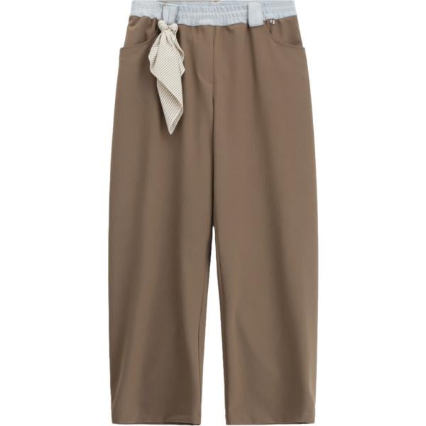 pantaloni a palazzo Dixie marrone