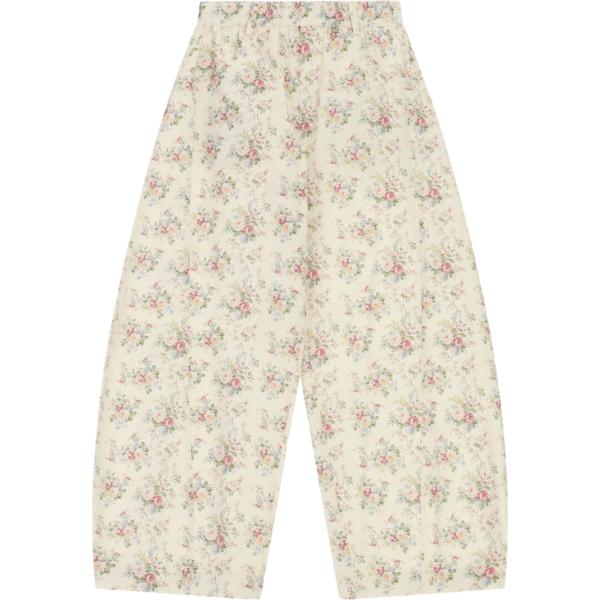 pantaloni a palazzo Dixie bianco a fiori