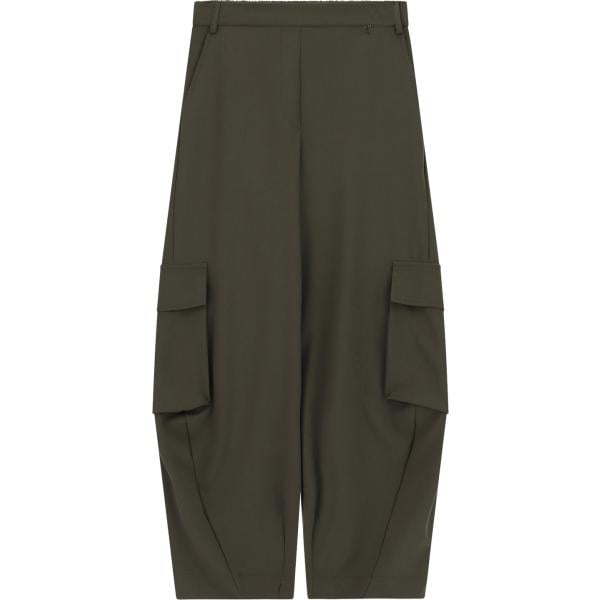 Pantaloni cargo da donna in grigio scuro Dixie