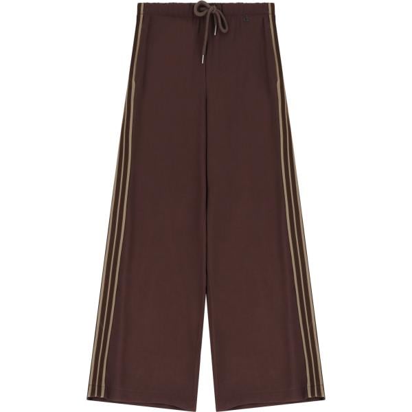 pantaloni Dixie marrone a righe