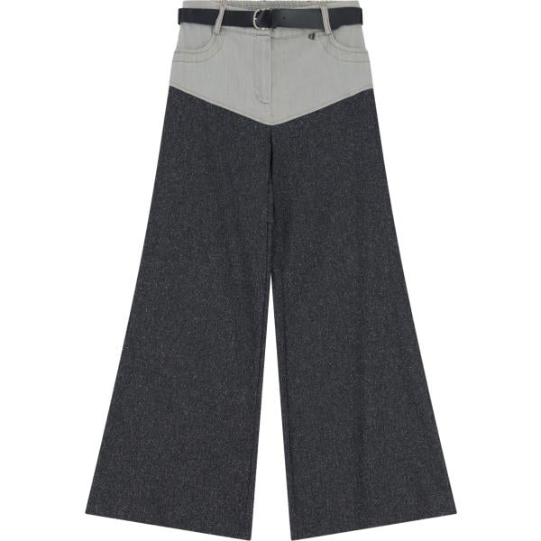 pantaloni a palazzo Dixie grigio