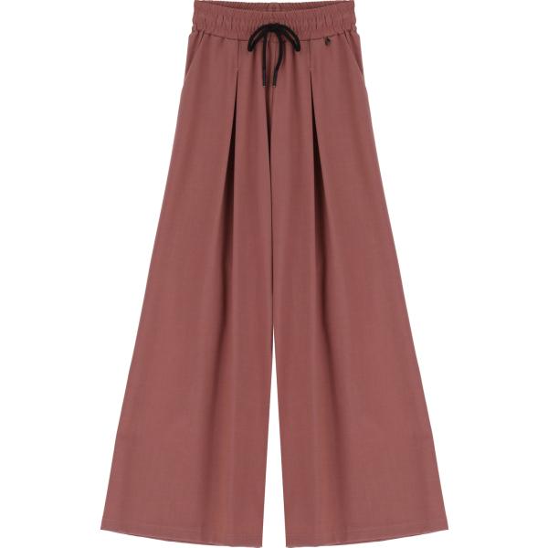 pantaloni a palazzo Dixie marrone tinta unita