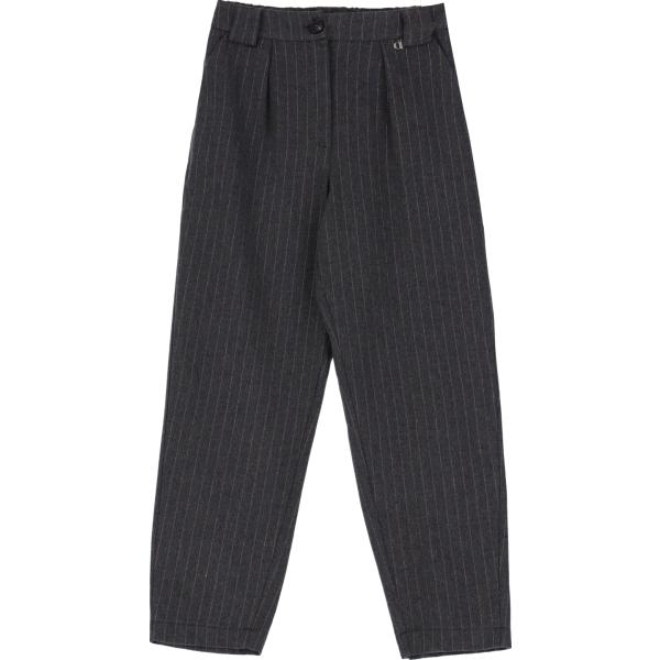 pantaloni capri Dixie grigio a righe