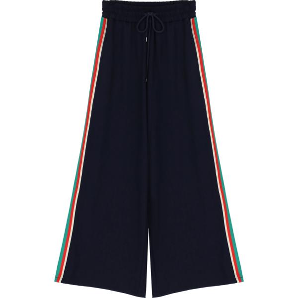 pantaloni Dixie blu a righe