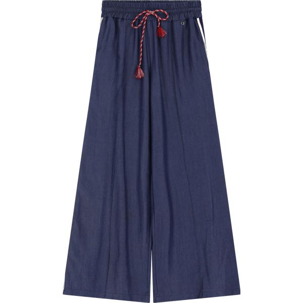 pantaloni Dixie blu a righe