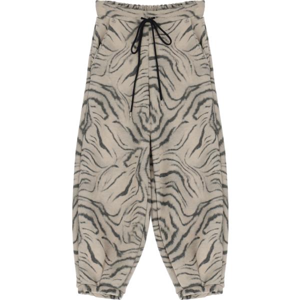 pantaloni cargo Dixie marrone animalier