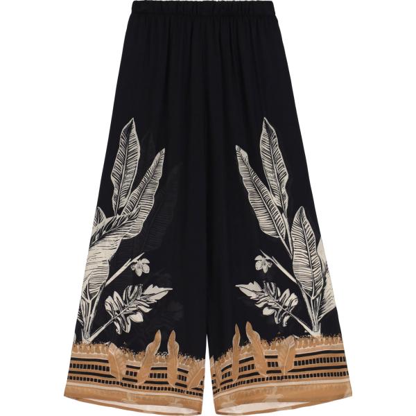 pantaloni a palazzo Dixie marrone