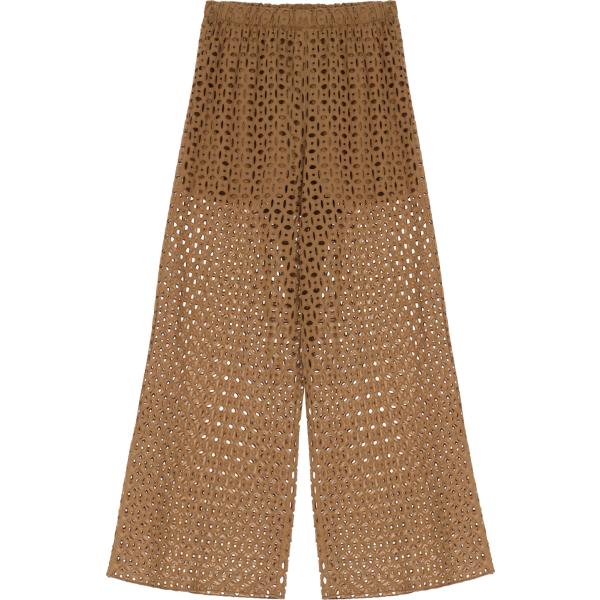 pantaloni a palazzo Dixie marrone