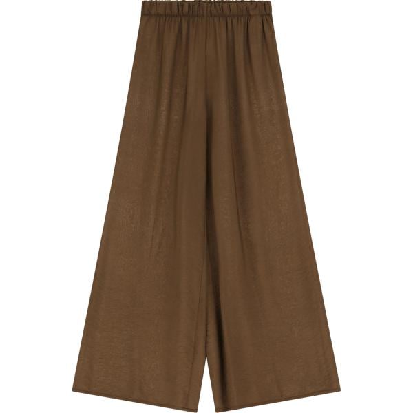 pantaloni Dixie marrone tinta unita