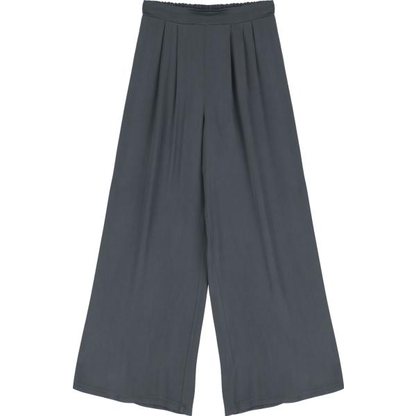 pantaloni a palazzo Dixie grigio tinta unita