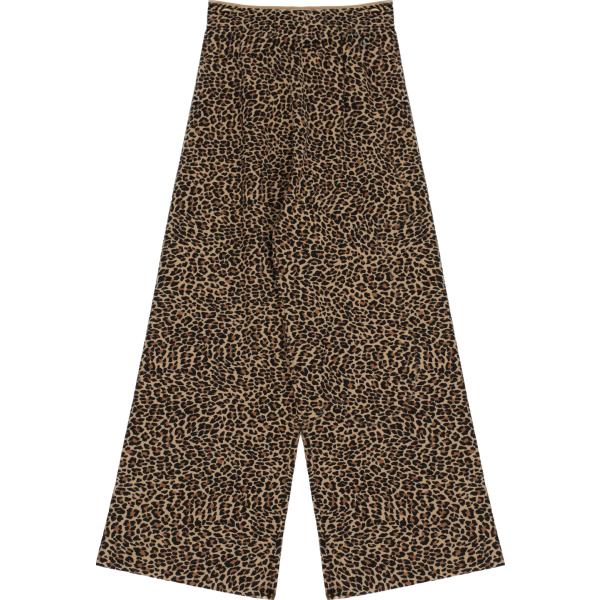 pantaloni Dixie marrone animalier