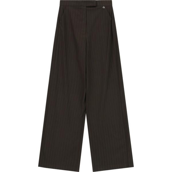 pantaloni a palazzo Dixie marrone a righe