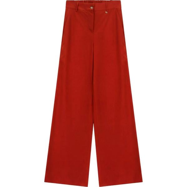 pantaloni a palazzo Dixie rosso