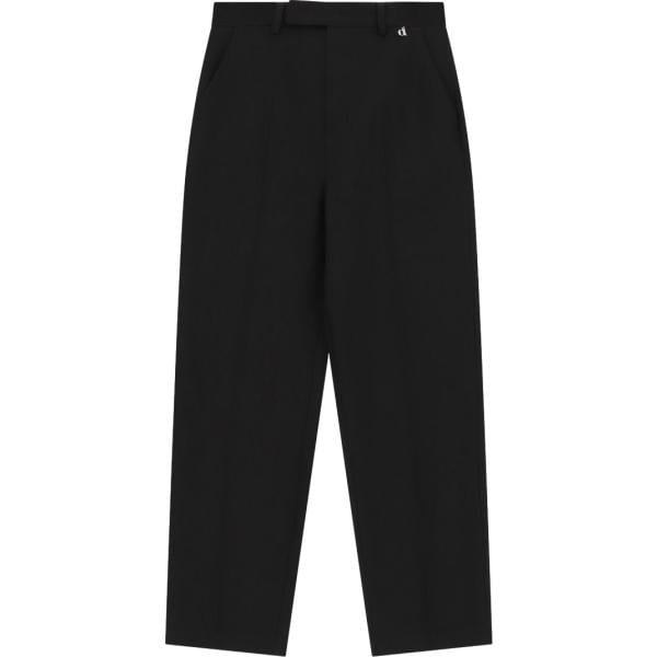 Pantaloni da donna in nero pece a vita alta Dixie