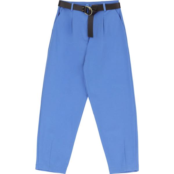 pantaloni Dixie blu tinta unita