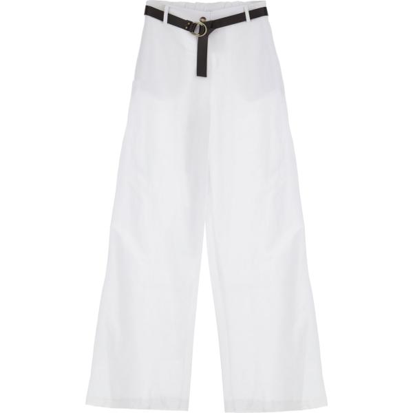 pantaloni a palazzo Dixie bianco
