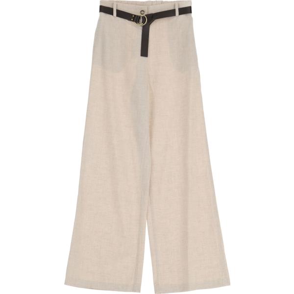 pantaloni a palazzo Dixie marrone